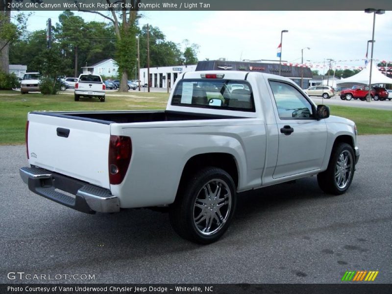 Olympic White / Light Tan 2006 GMC Canyon Work Truck Regular Cab