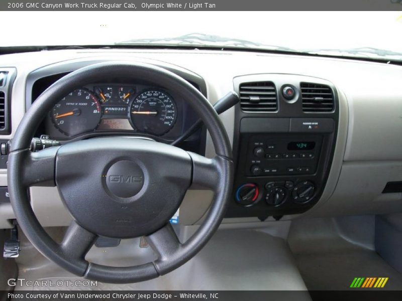 Olympic White / Light Tan 2006 GMC Canyon Work Truck Regular Cab
