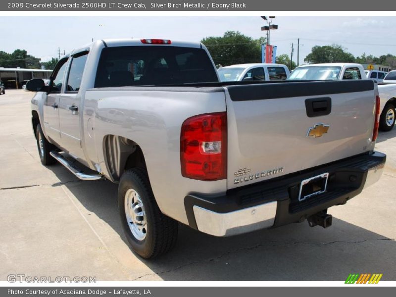 Silver Birch Metallic / Ebony Black 2008 Chevrolet Silverado 2500HD LT Crew Cab