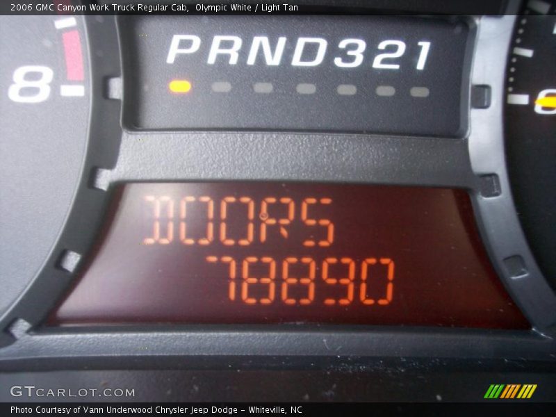 Olympic White / Light Tan 2006 GMC Canyon Work Truck Regular Cab