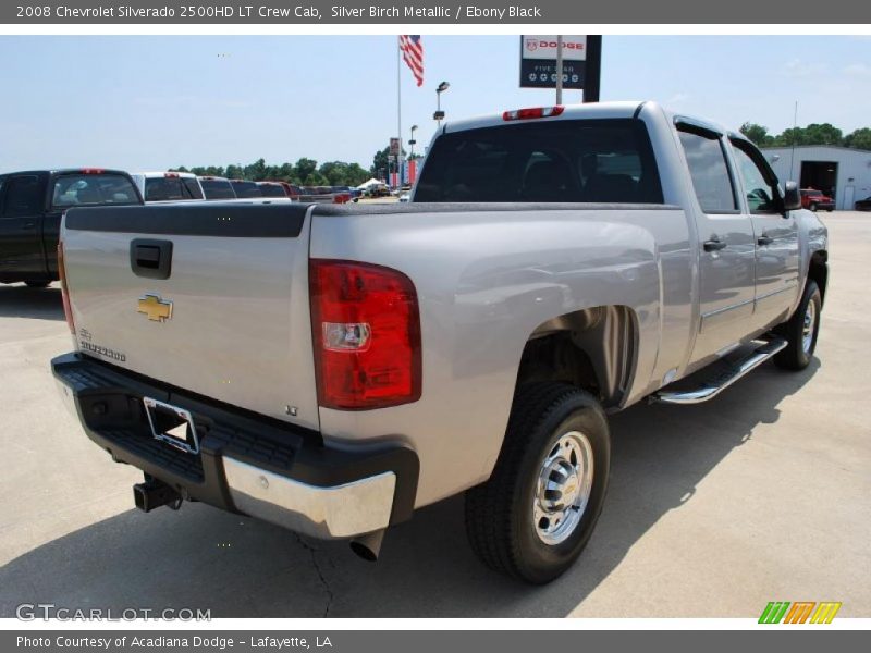 Silver Birch Metallic / Ebony Black 2008 Chevrolet Silverado 2500HD LT Crew Cab