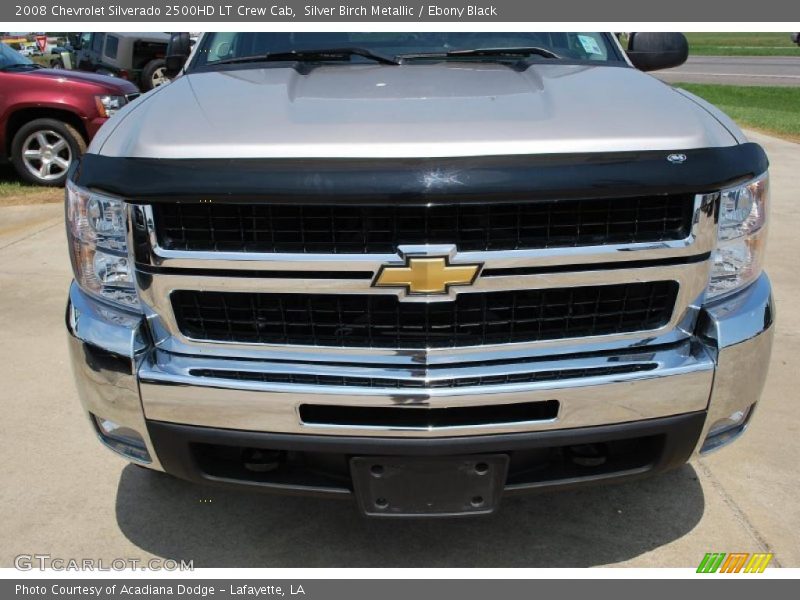 Silver Birch Metallic / Ebony Black 2008 Chevrolet Silverado 2500HD LT Crew Cab