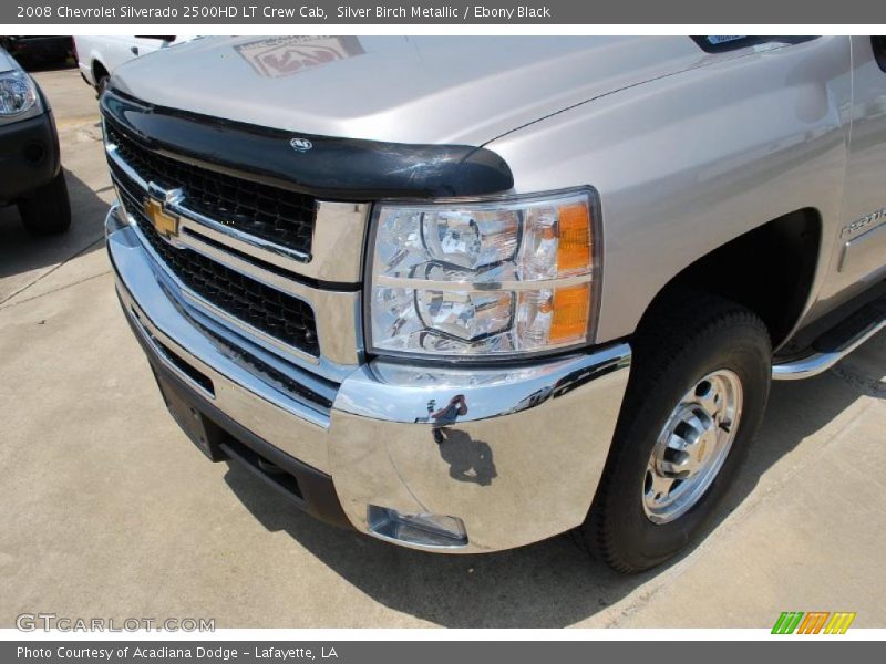 Silver Birch Metallic / Ebony Black 2008 Chevrolet Silverado 2500HD LT Crew Cab