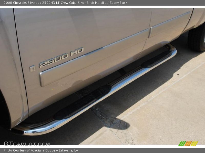 Silver Birch Metallic / Ebony Black 2008 Chevrolet Silverado 2500HD LT Crew Cab