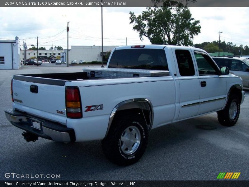 Summit White / Pewter 2004 GMC Sierra 1500 Extended Cab 4x4