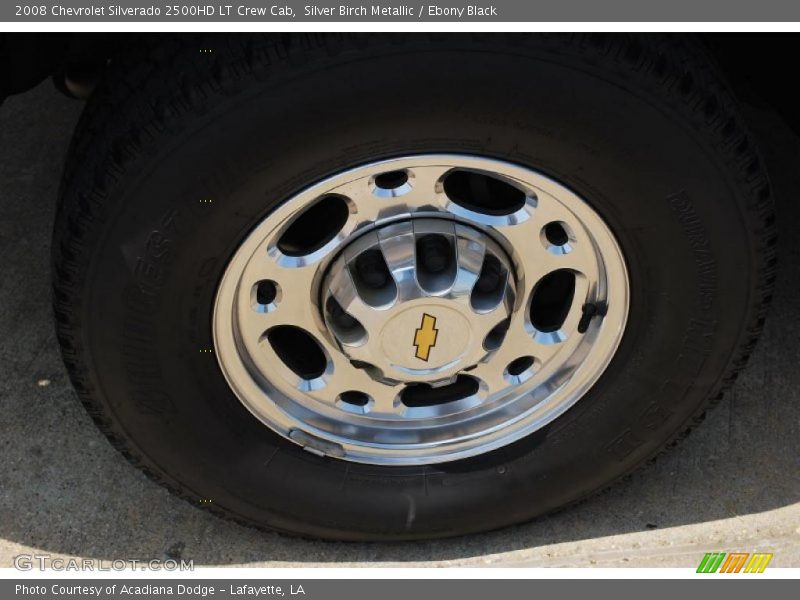 Silver Birch Metallic / Ebony Black 2008 Chevrolet Silverado 2500HD LT Crew Cab