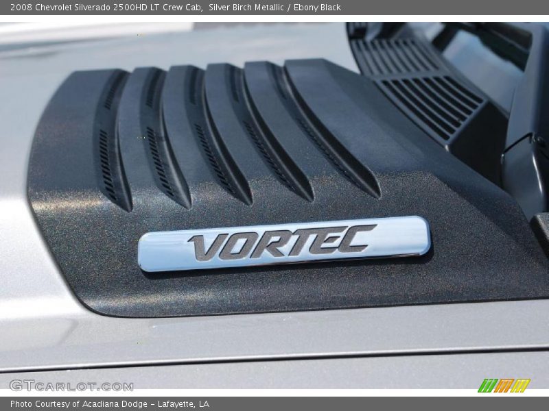 Silver Birch Metallic / Ebony Black 2008 Chevrolet Silverado 2500HD LT Crew Cab