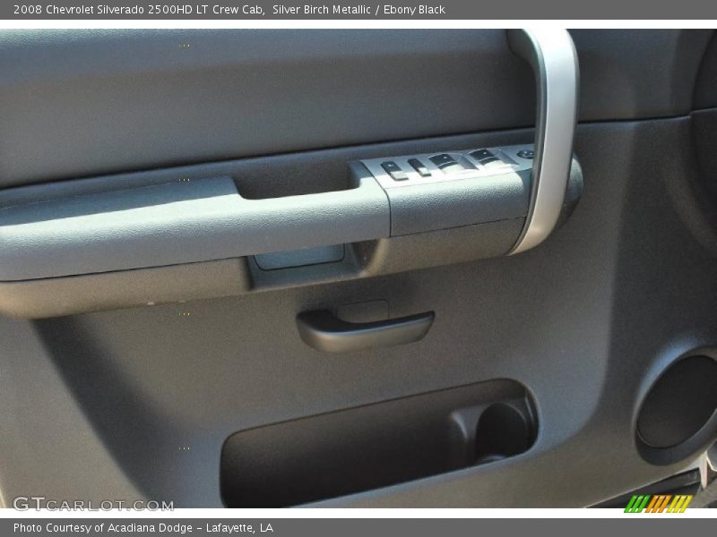 Silver Birch Metallic / Ebony Black 2008 Chevrolet Silverado 2500HD LT Crew Cab