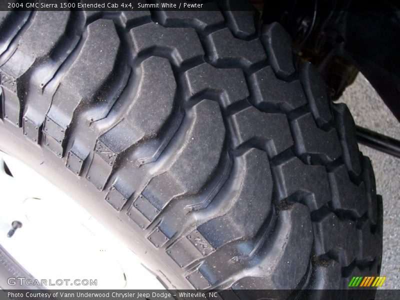 Summit White / Pewter 2004 GMC Sierra 1500 Extended Cab 4x4