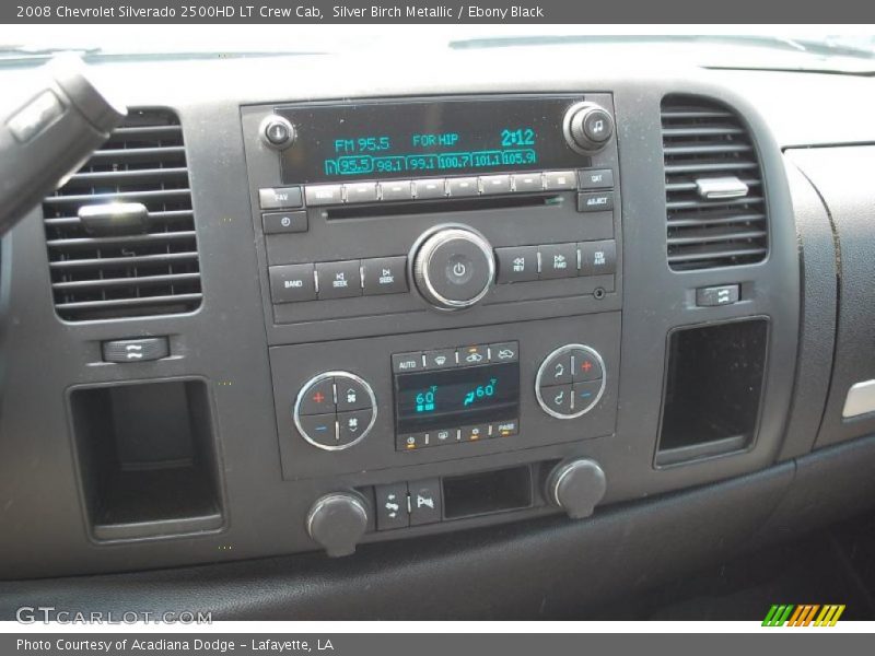 Silver Birch Metallic / Ebony Black 2008 Chevrolet Silverado 2500HD LT Crew Cab