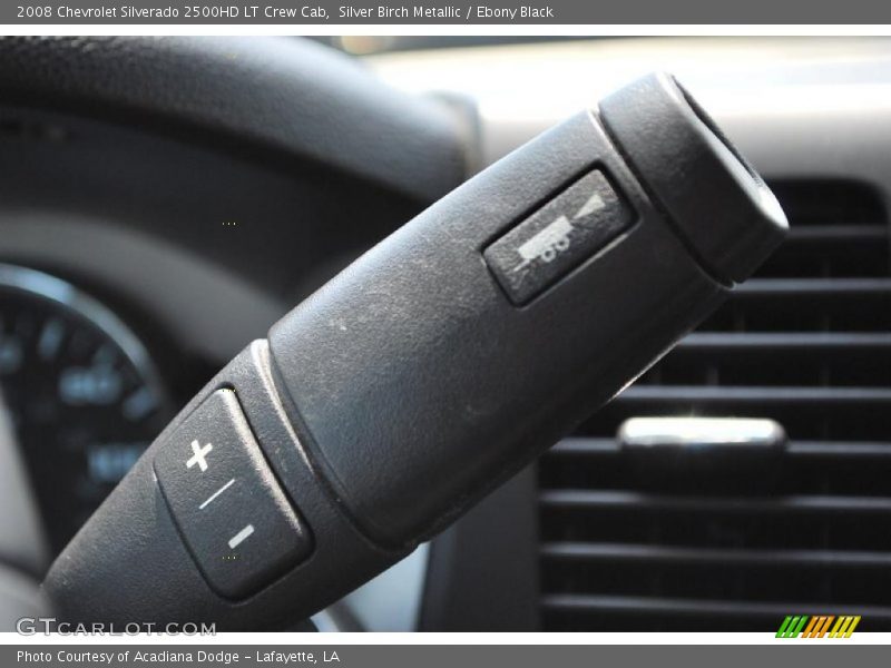 Silver Birch Metallic / Ebony Black 2008 Chevrolet Silverado 2500HD LT Crew Cab