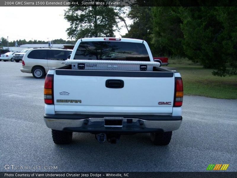 Summit White / Pewter 2004 GMC Sierra 1500 Extended Cab 4x4