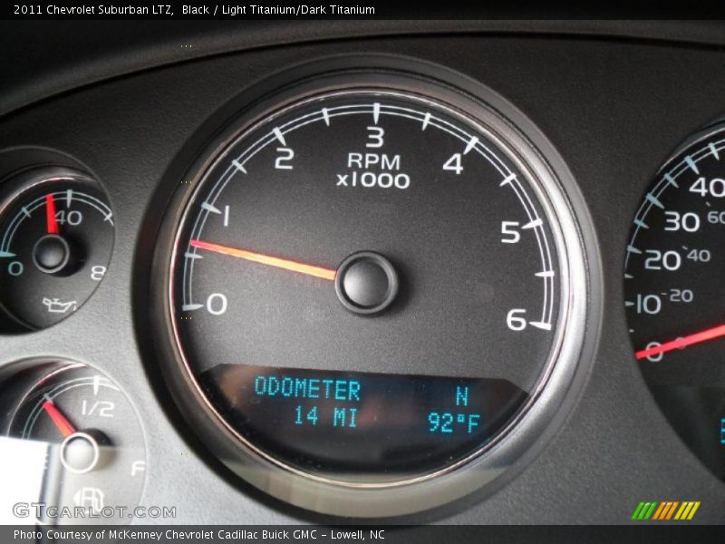 Black / Light Titanium/Dark Titanium 2011 Chevrolet Suburban LTZ