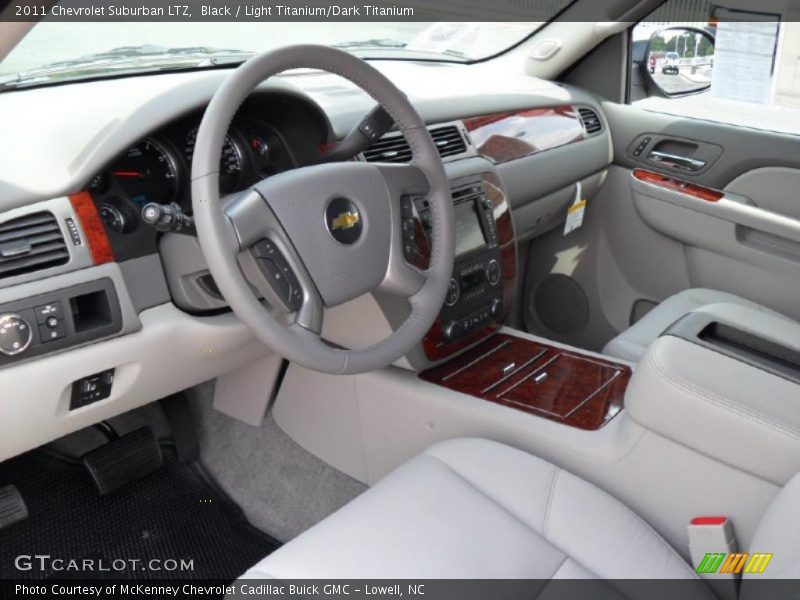 Black / Light Titanium/Dark Titanium 2011 Chevrolet Suburban LTZ