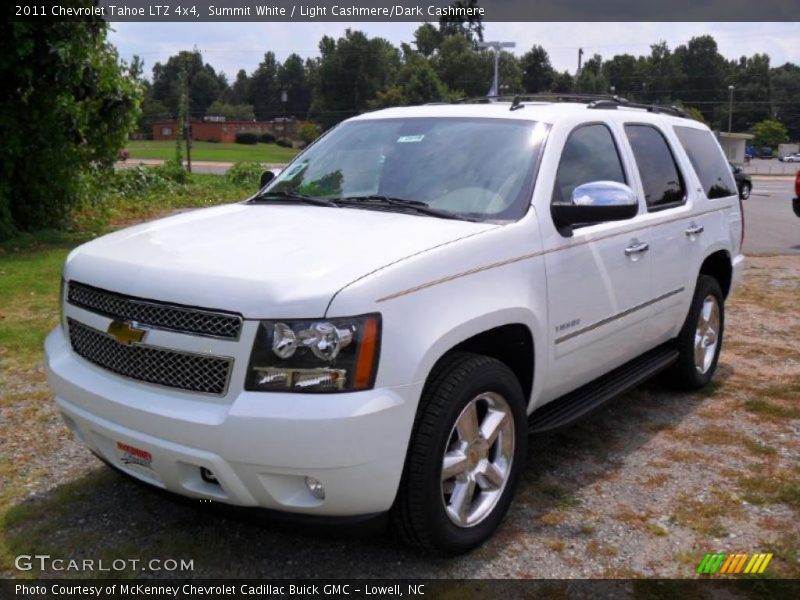 Summit White / Light Cashmere/Dark Cashmere 2011 Chevrolet Tahoe LTZ 4x4