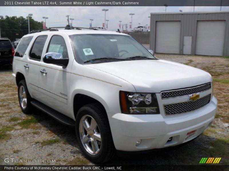 Summit White / Light Cashmere/Dark Cashmere 2011 Chevrolet Tahoe LTZ 4x4