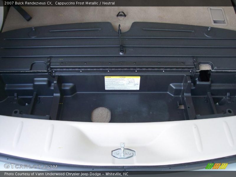 Cappuccino Frost Metallic / Neutral 2007 Buick Rendezvous CX