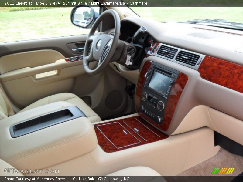 Summit White / Light Cashmere/Dark Cashmere 2011 Chevrolet Tahoe LTZ 4x4