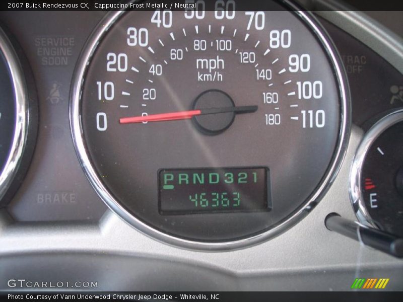 Cappuccino Frost Metallic / Neutral 2007 Buick Rendezvous CX