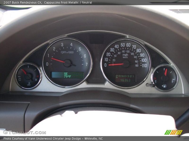 Cappuccino Frost Metallic / Neutral 2007 Buick Rendezvous CX