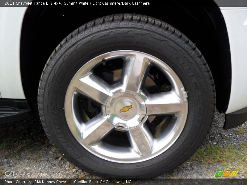 Summit White / Light Cashmere/Dark Cashmere 2011 Chevrolet Tahoe LTZ 4x4
