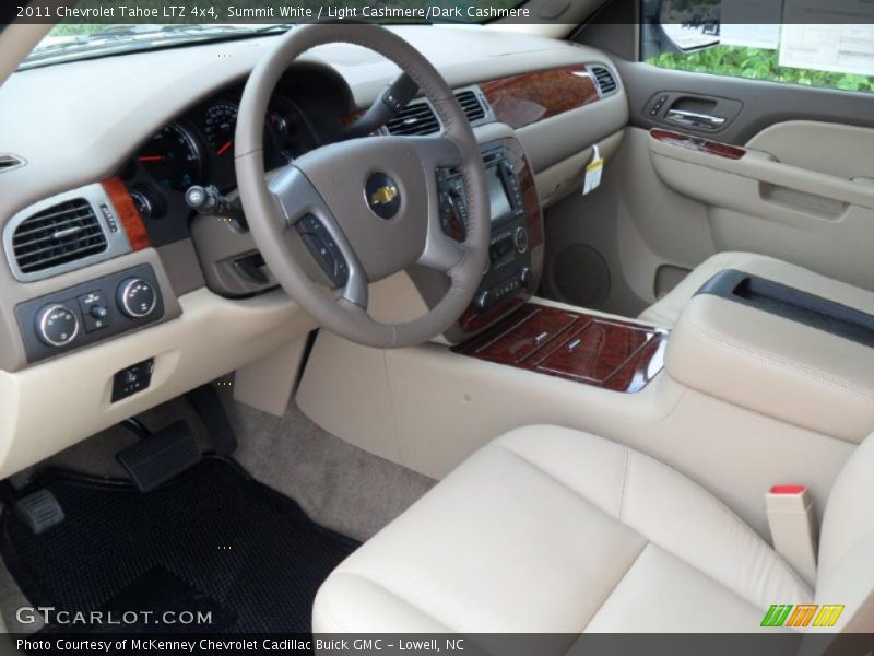 Summit White / Light Cashmere/Dark Cashmere 2011 Chevrolet Tahoe LTZ 4x4