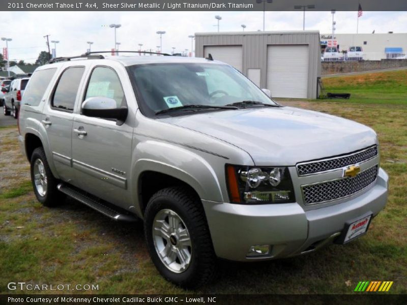 Sheer Silver Metallic / Light Titanium/Dark Titanium 2011 Chevrolet Tahoe LT 4x4