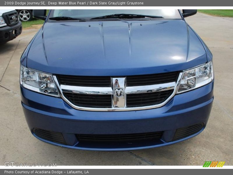 Deep Water Blue Pearl / Dark Slate Gray/Light Graystone 2009 Dodge Journey SE