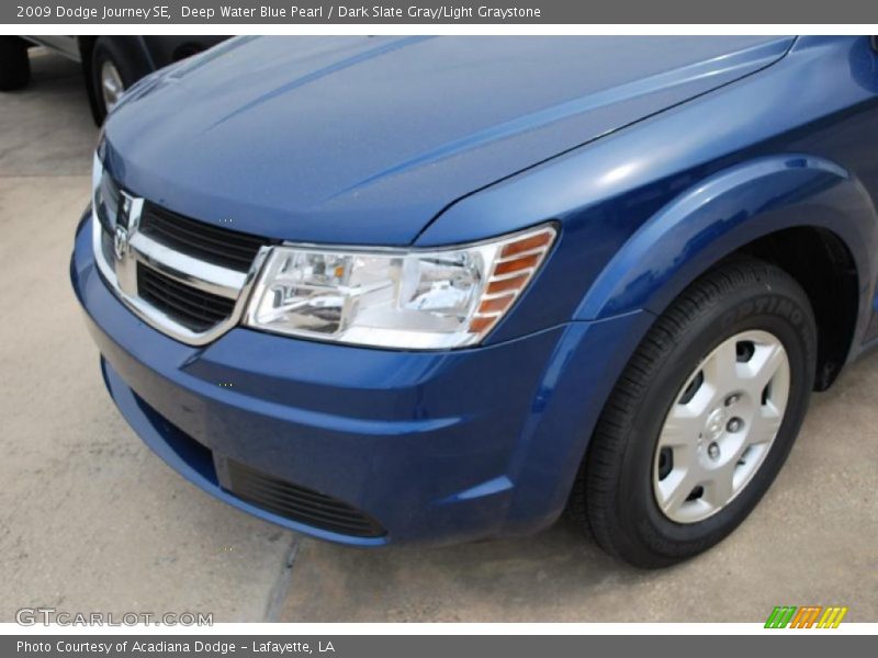 Deep Water Blue Pearl / Dark Slate Gray/Light Graystone 2009 Dodge Journey SE