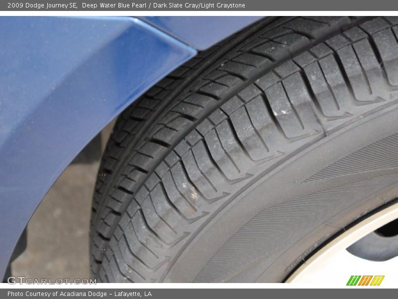 Deep Water Blue Pearl / Dark Slate Gray/Light Graystone 2009 Dodge Journey SE