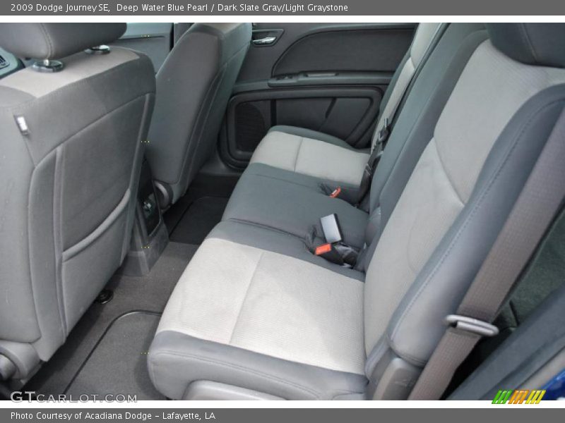 Deep Water Blue Pearl / Dark Slate Gray/Light Graystone 2009 Dodge Journey SE