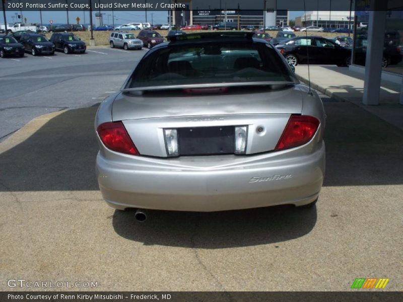 Liquid Silver Metallic / Graphite 2005 Pontiac Sunfire Coupe