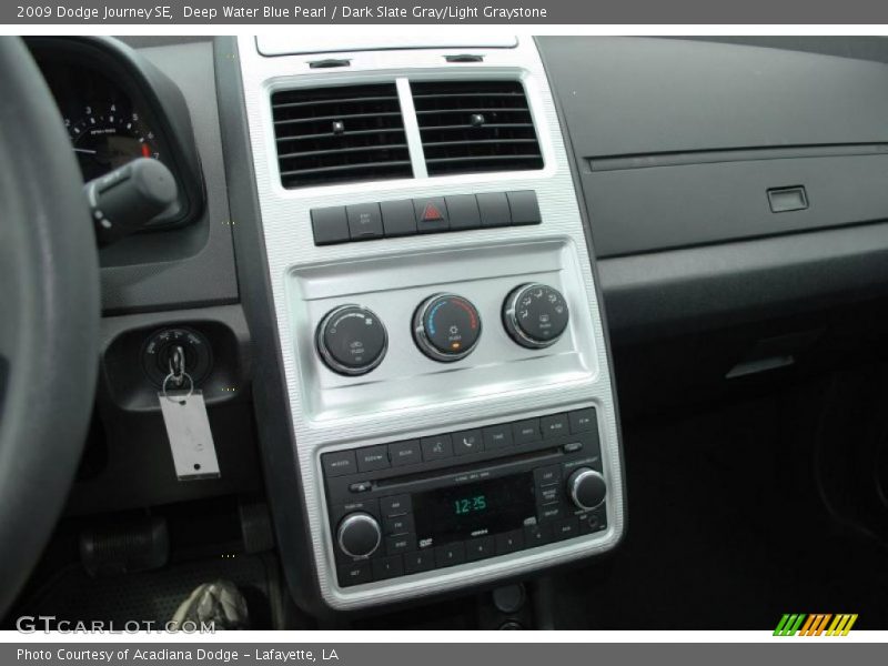 Deep Water Blue Pearl / Dark Slate Gray/Light Graystone 2009 Dodge Journey SE