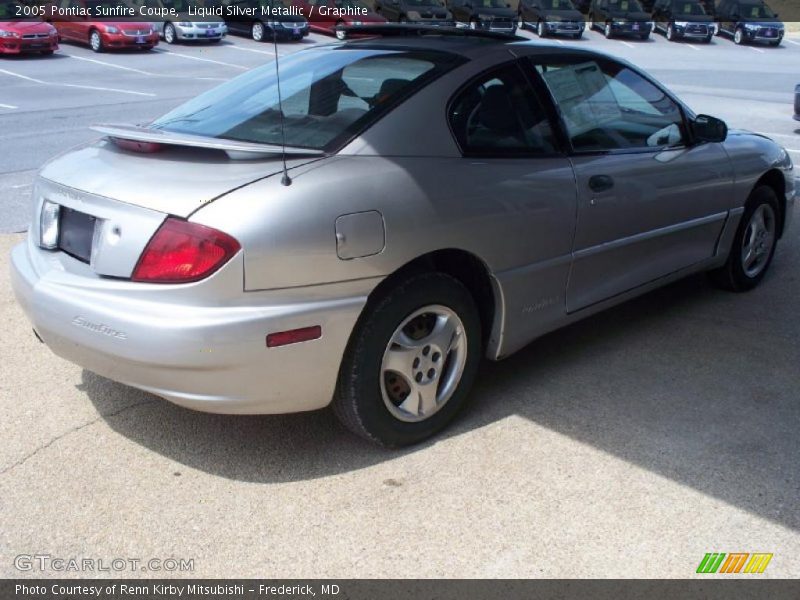 Liquid Silver Metallic / Graphite 2005 Pontiac Sunfire Coupe