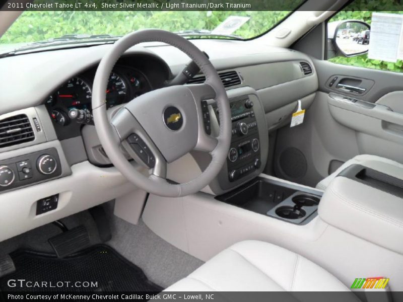 Sheer Silver Metallic / Light Titanium/Dark Titanium 2011 Chevrolet Tahoe LT 4x4