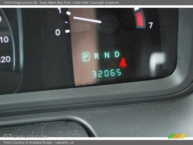 Deep Water Blue Pearl / Dark Slate Gray/Light Graystone 2009 Dodge Journey SE