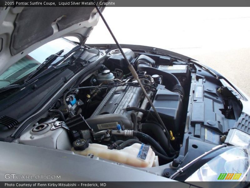 Liquid Silver Metallic / Graphite 2005 Pontiac Sunfire Coupe