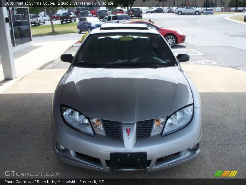 Liquid Silver Metallic / Graphite 2005 Pontiac Sunfire Coupe