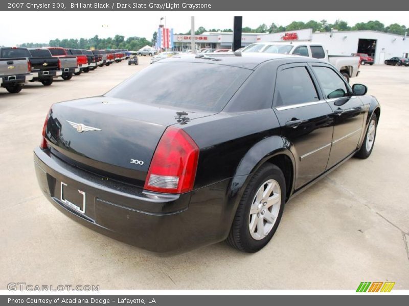 Brilliant Black / Dark Slate Gray/Light Graystone 2007 Chrysler 300