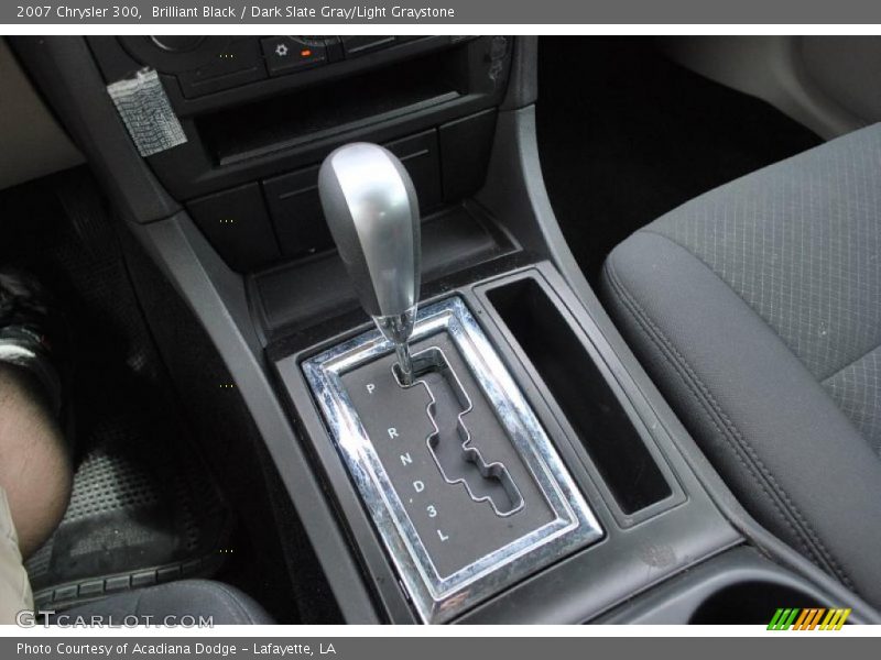 Brilliant Black / Dark Slate Gray/Light Graystone 2007 Chrysler 300