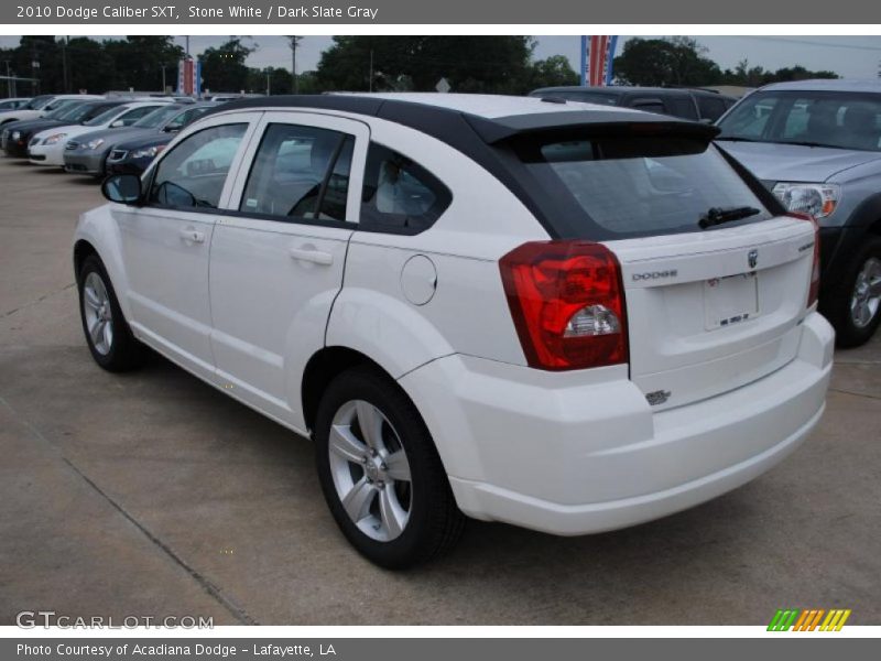 Stone White / Dark Slate Gray 2010 Dodge Caliber SXT