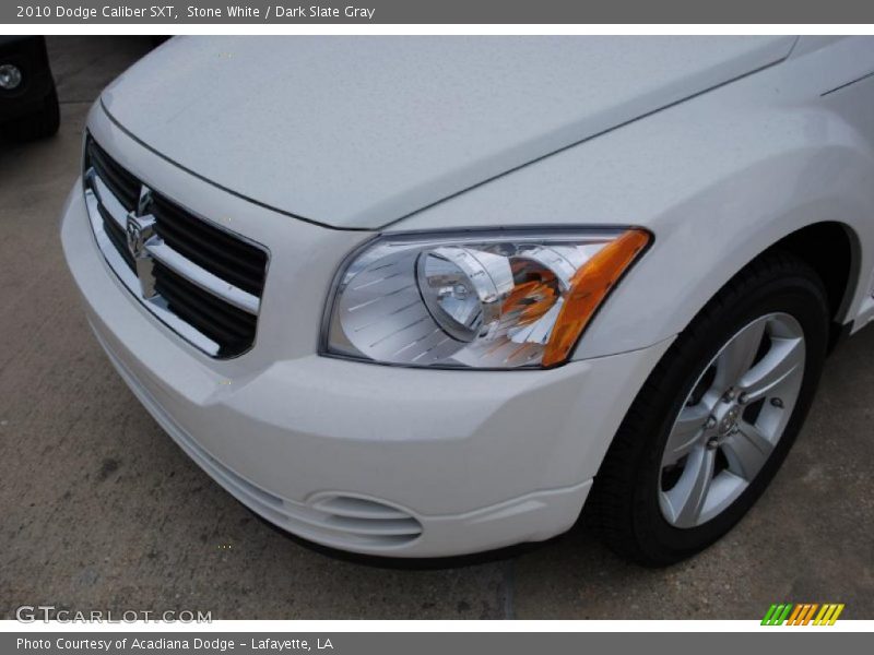 Stone White / Dark Slate Gray 2010 Dodge Caliber SXT