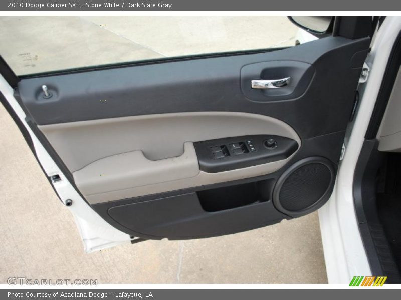 Stone White / Dark Slate Gray 2010 Dodge Caliber SXT