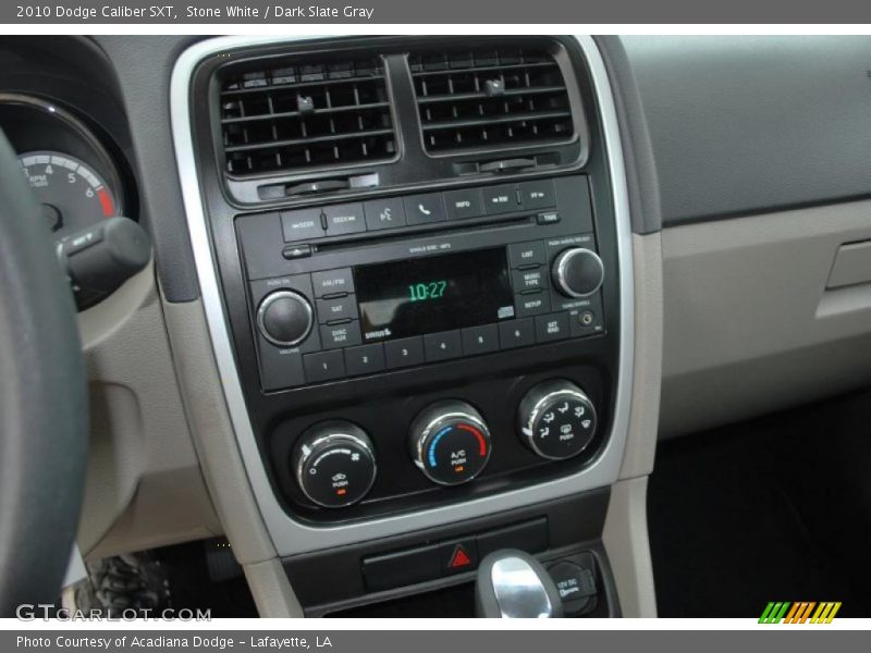 Stone White / Dark Slate Gray 2010 Dodge Caliber SXT