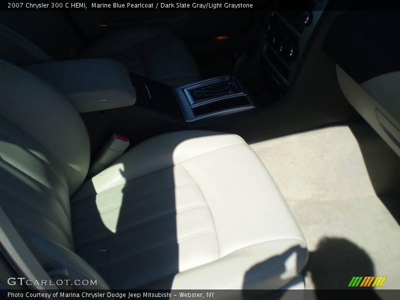 Marine Blue Pearlcoat / Dark Slate Gray/Light Graystone 2007 Chrysler 300 C HEMI