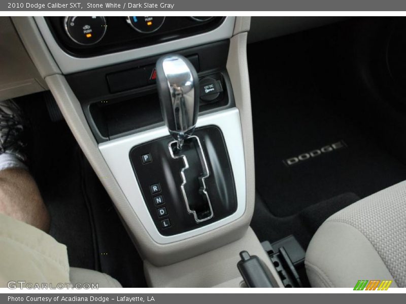 Stone White / Dark Slate Gray 2010 Dodge Caliber SXT