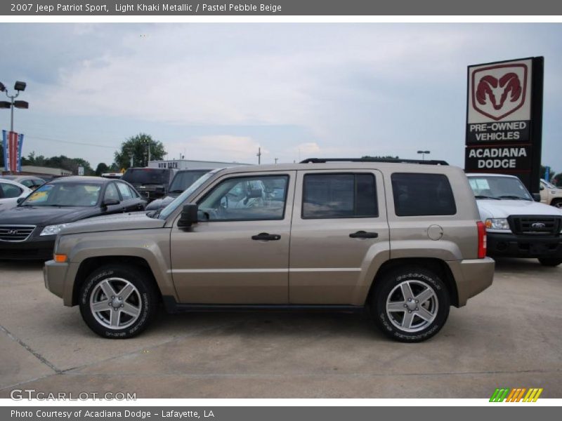 Light Khaki Metallic / Pastel Pebble Beige 2007 Jeep Patriot Sport