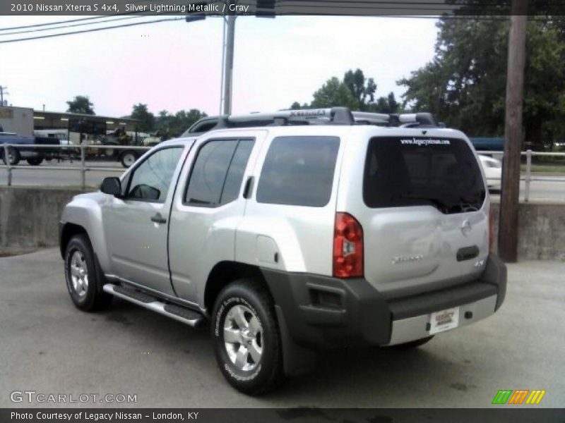 Silver Lightning Metallic / Gray 2010 Nissan Xterra S 4x4