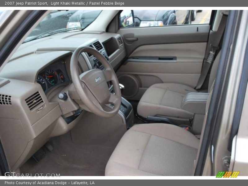 Light Khaki Metallic / Pastel Pebble Beige 2007 Jeep Patriot Sport