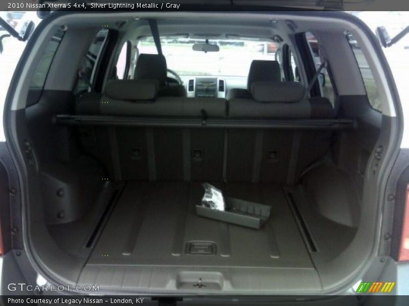 Silver Lightning Metallic / Gray 2010 Nissan Xterra S 4x4